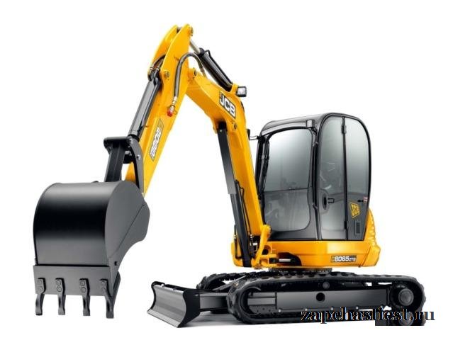 Стекло двери нижнее для JCB 8030