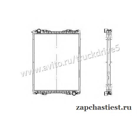 Радиатор охлаждения Scania R-Series/Скания