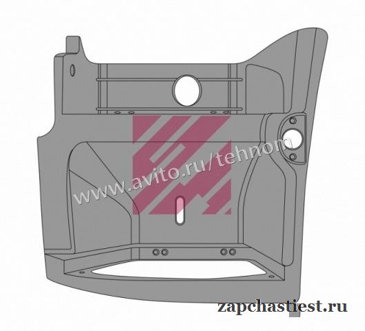 Подножка (корпус) Рено Премиум левая