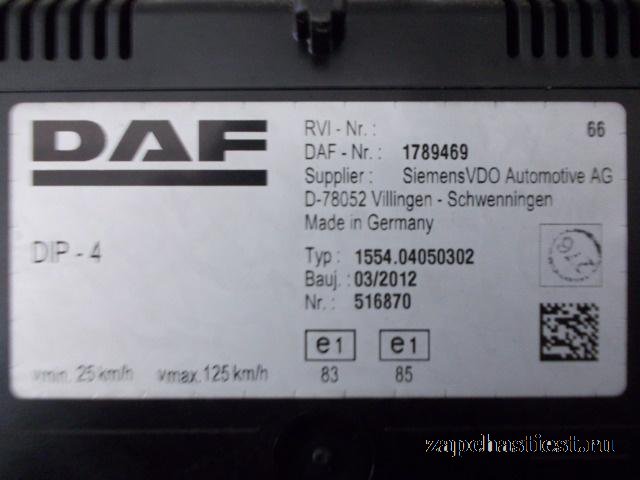 Щиток приборов DAF XF 105 2010г