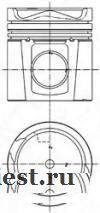Поршнекомплект двигателя DAF 95 XF XE355C1