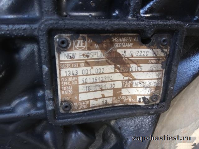 Кпп Renault 16S2220 TD 16.41-1.00 5010613214