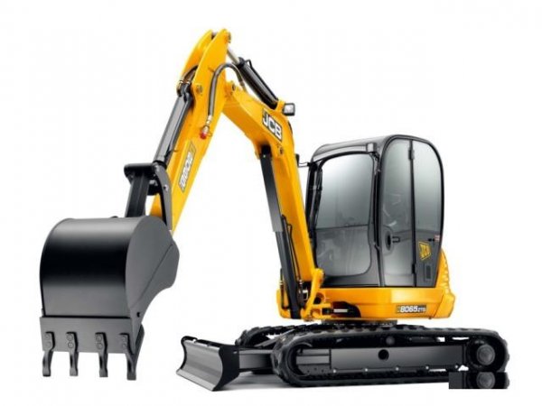 Стекло двери нижнее для JCB 8030