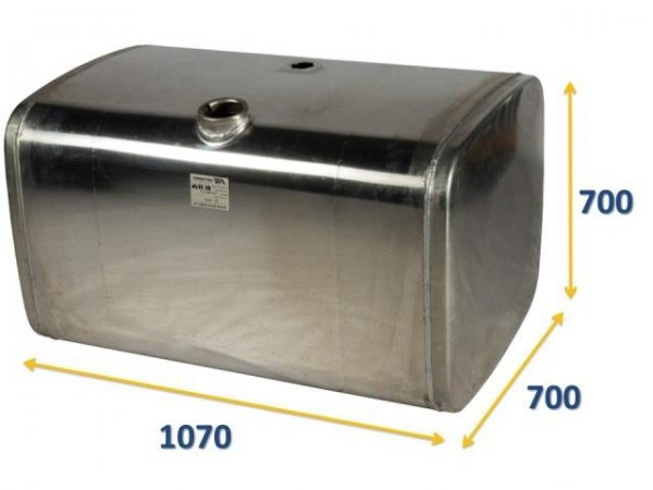 Алюминиевый топливный бак Мерседес 450 литров