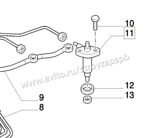 Форсунка New holland, Case 87801043