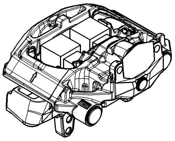 Суппорт тормозной Шмитц Schmitz 1199856, 1199857