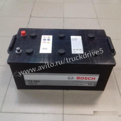 Аккумулятор 220 а-ч 1150 ампер 0092T30810 bosch T3